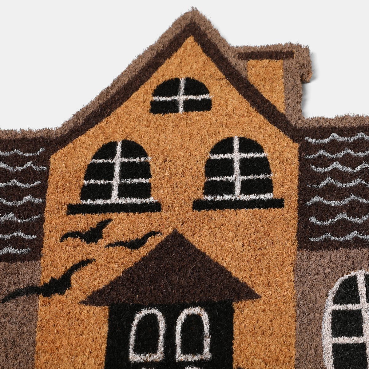 OHS Haunted House Coir Mat - Brown>