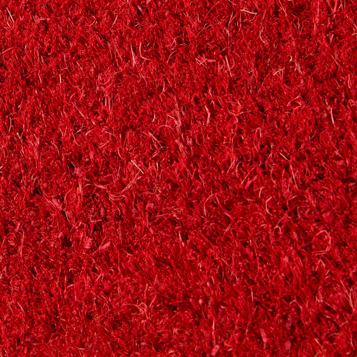 OHS Santa Stop Here Printed Coir Mat - Brown/Red>
