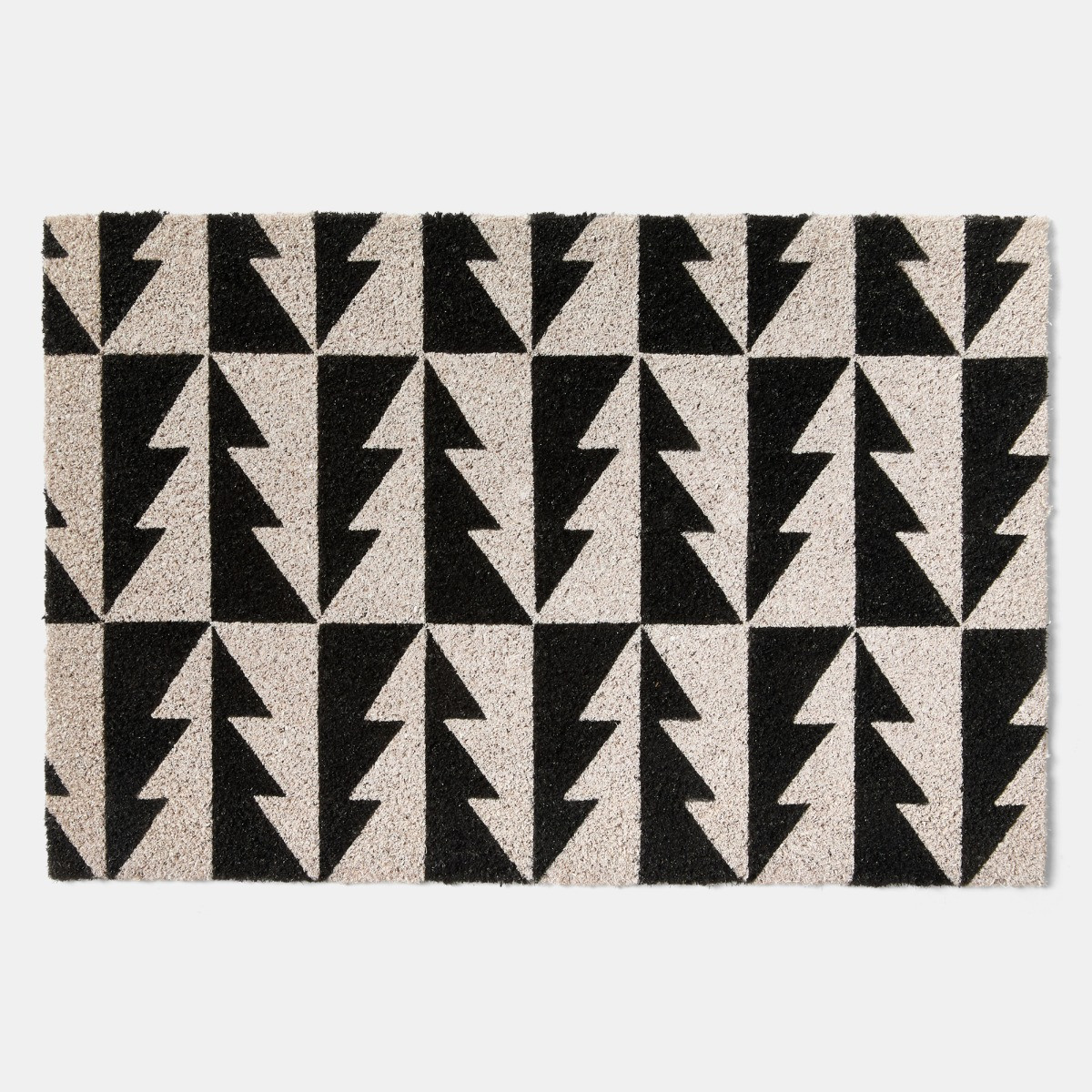OHS Contrast Tree Coir Mat - Monochrome>