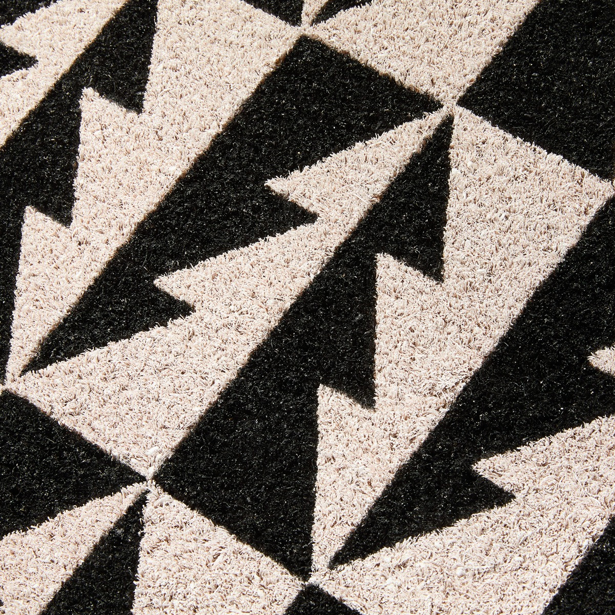 OHS Contrast Tree Coir Mat - Monochrome>