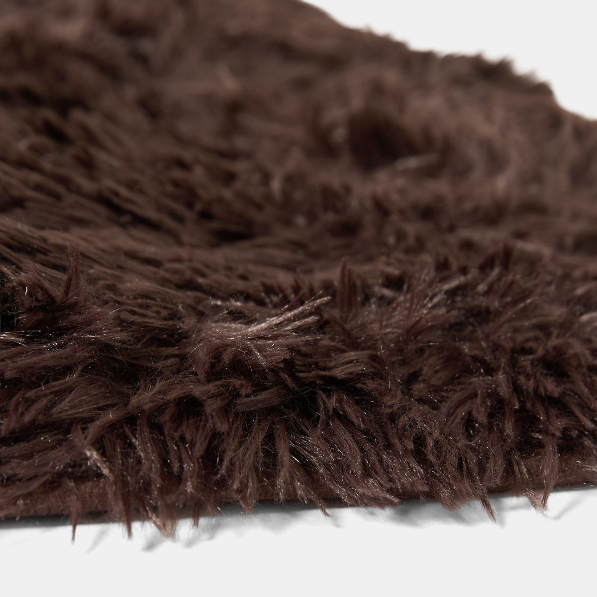 OHS Soft Fluffy Floor Rug - Chocolate>