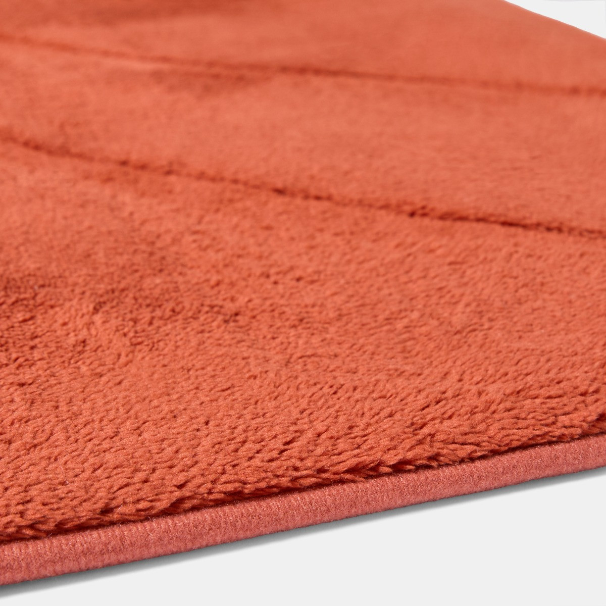 OHS Tufted Contour Rug - Rust>