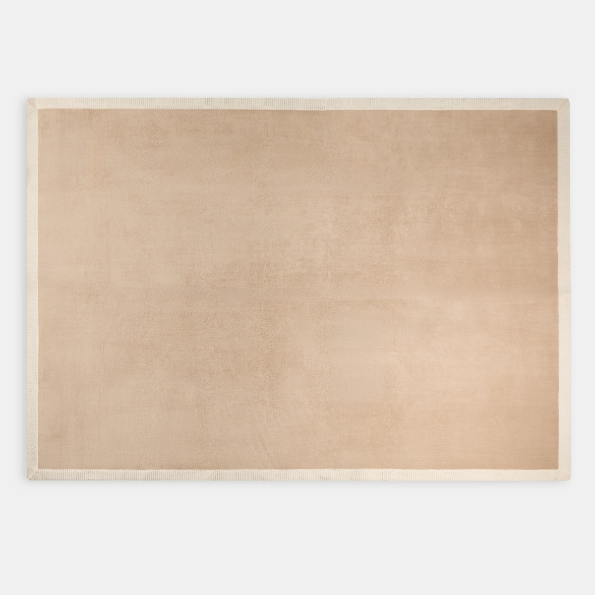 OHS Contrast Border Rug - Cream/Natural>
