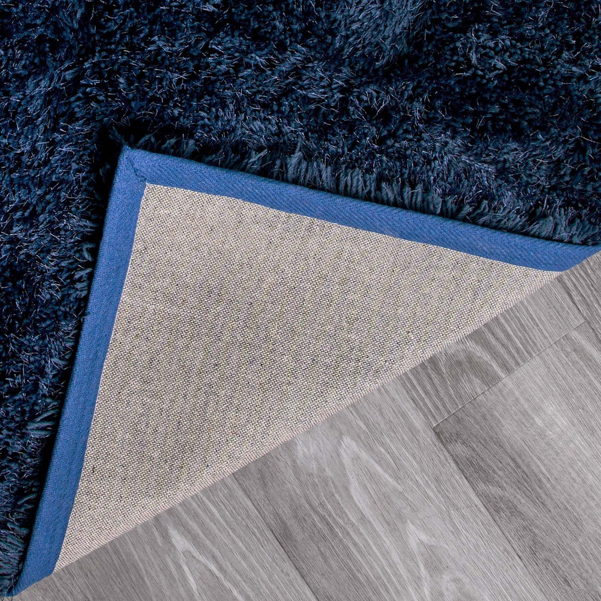 OHS Shaggy Rug 5cm Pile - Navy>