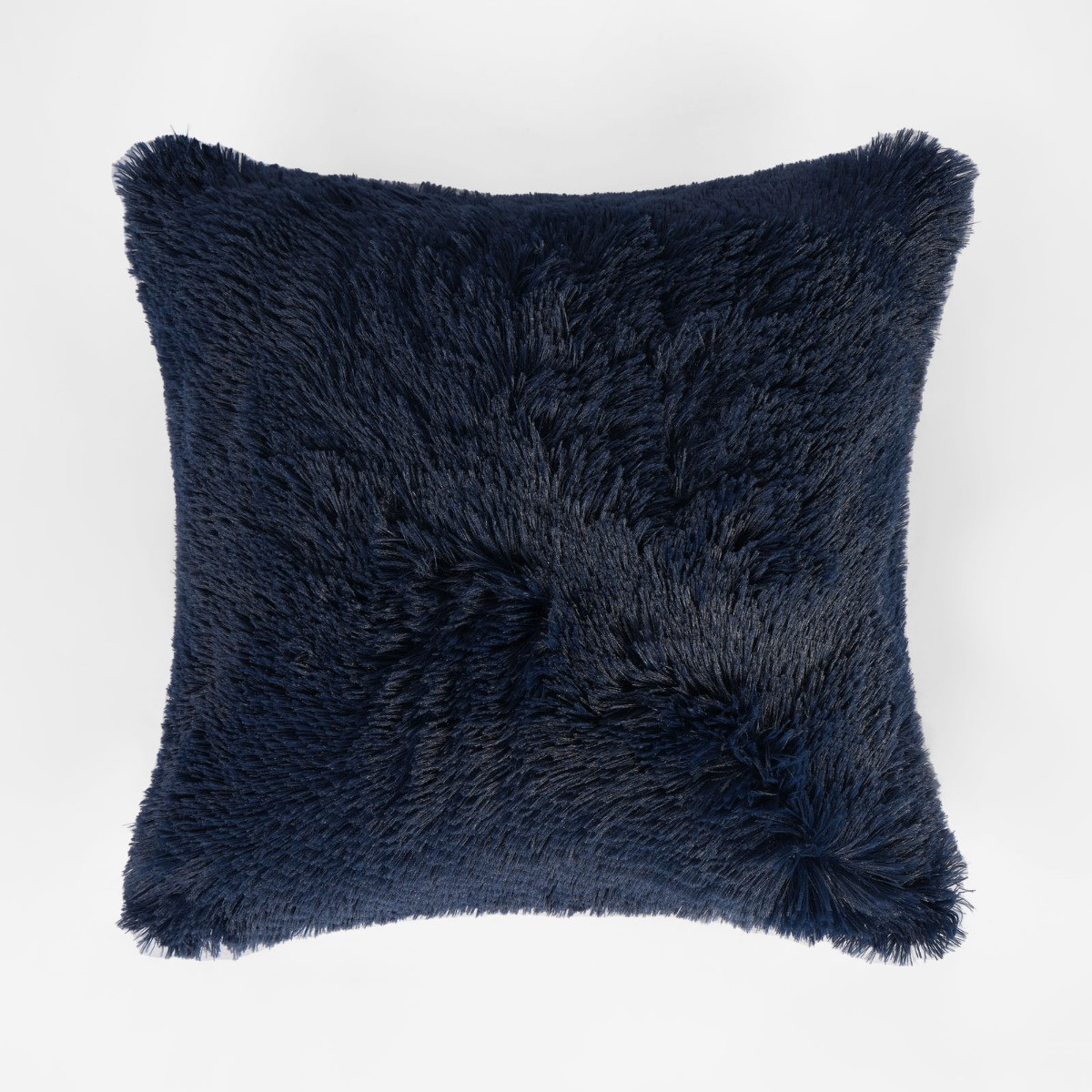 OHS 4 Pack Fluffy Cushion Covers, Navy - 45 x 45cm>