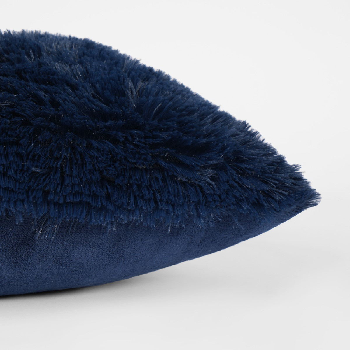 OHS 4 Pack Fluffy Cushion Covers, Navy - 45 x 45cm>