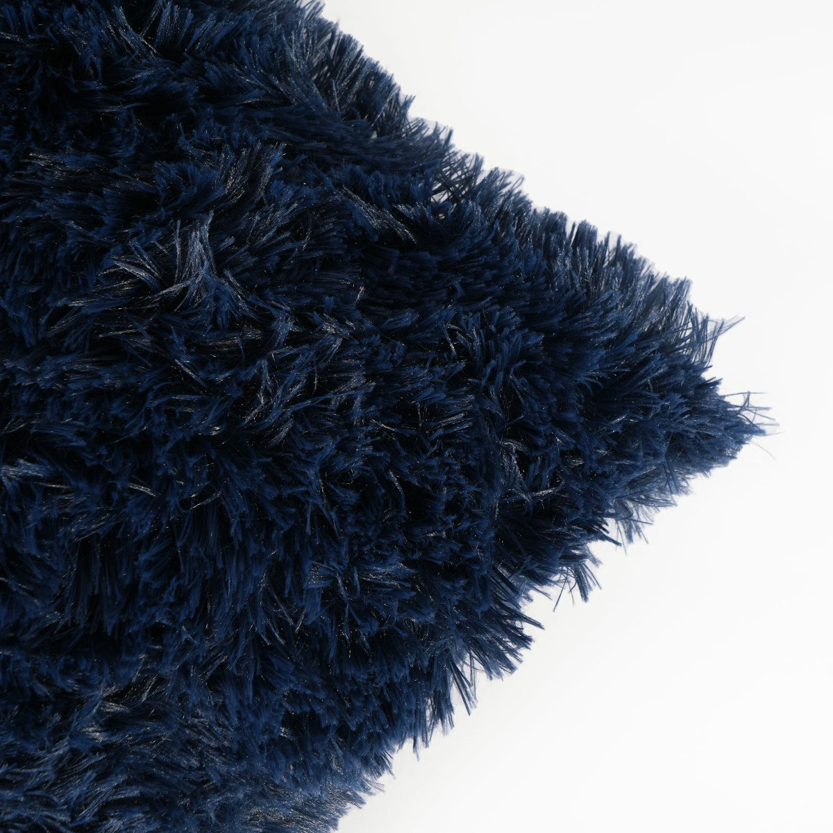 OHS 4 Pack Fluffy Cushion Covers, Navy - 45 x 45cm>