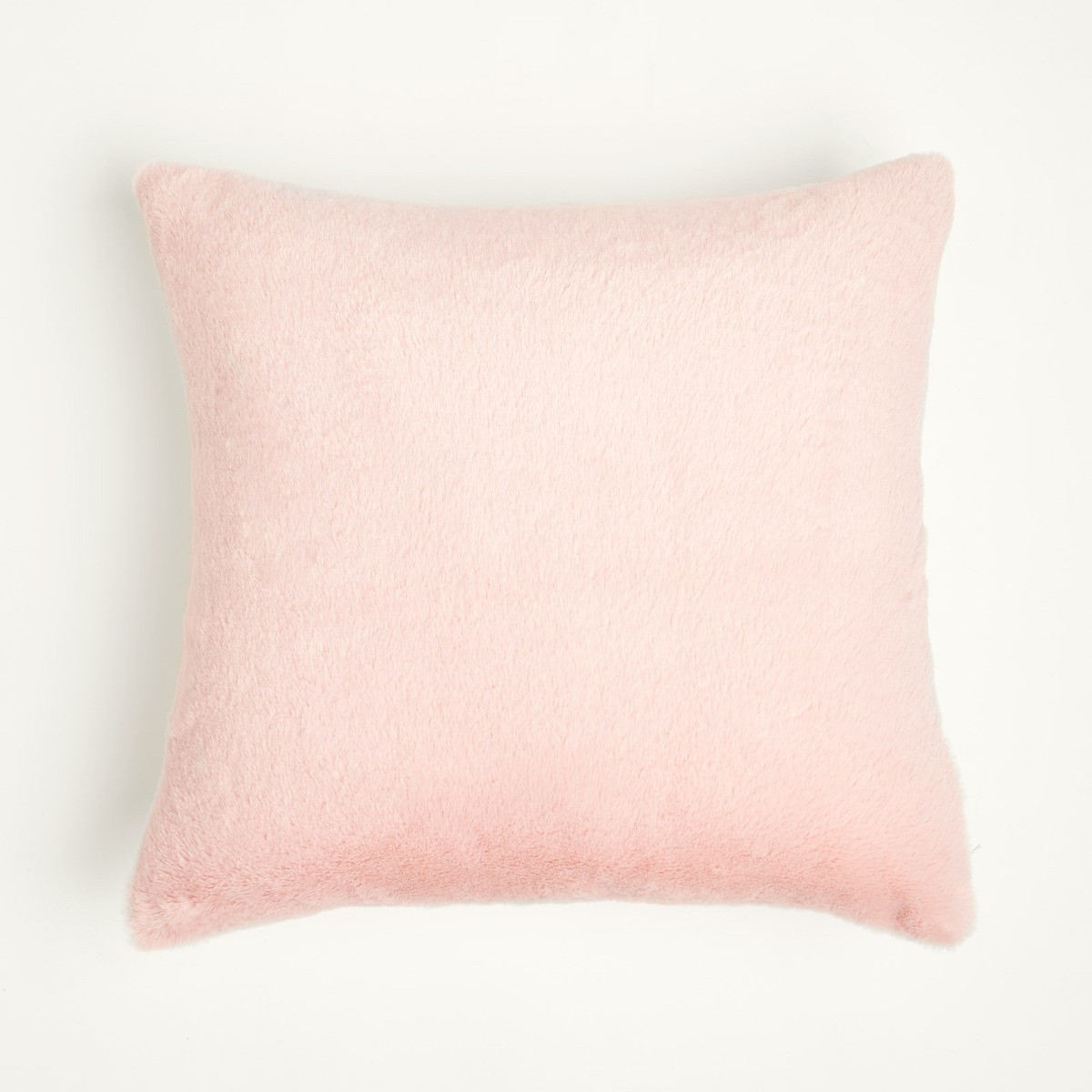 Sienna Faux Fur Set of 4 Cushion Covers - Blush>