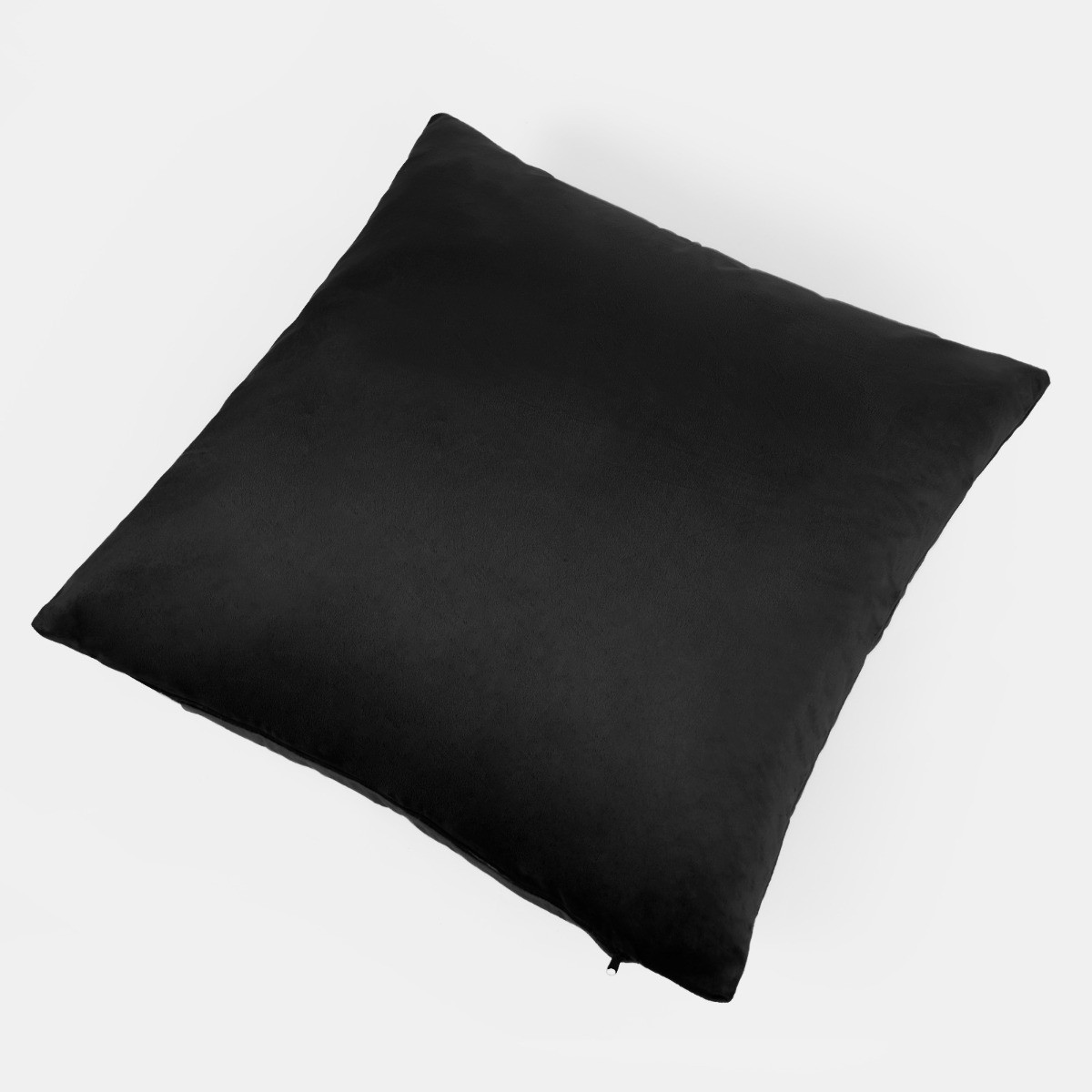 OHS 4 Pack Matte Velvet Cushion Covers - Black>