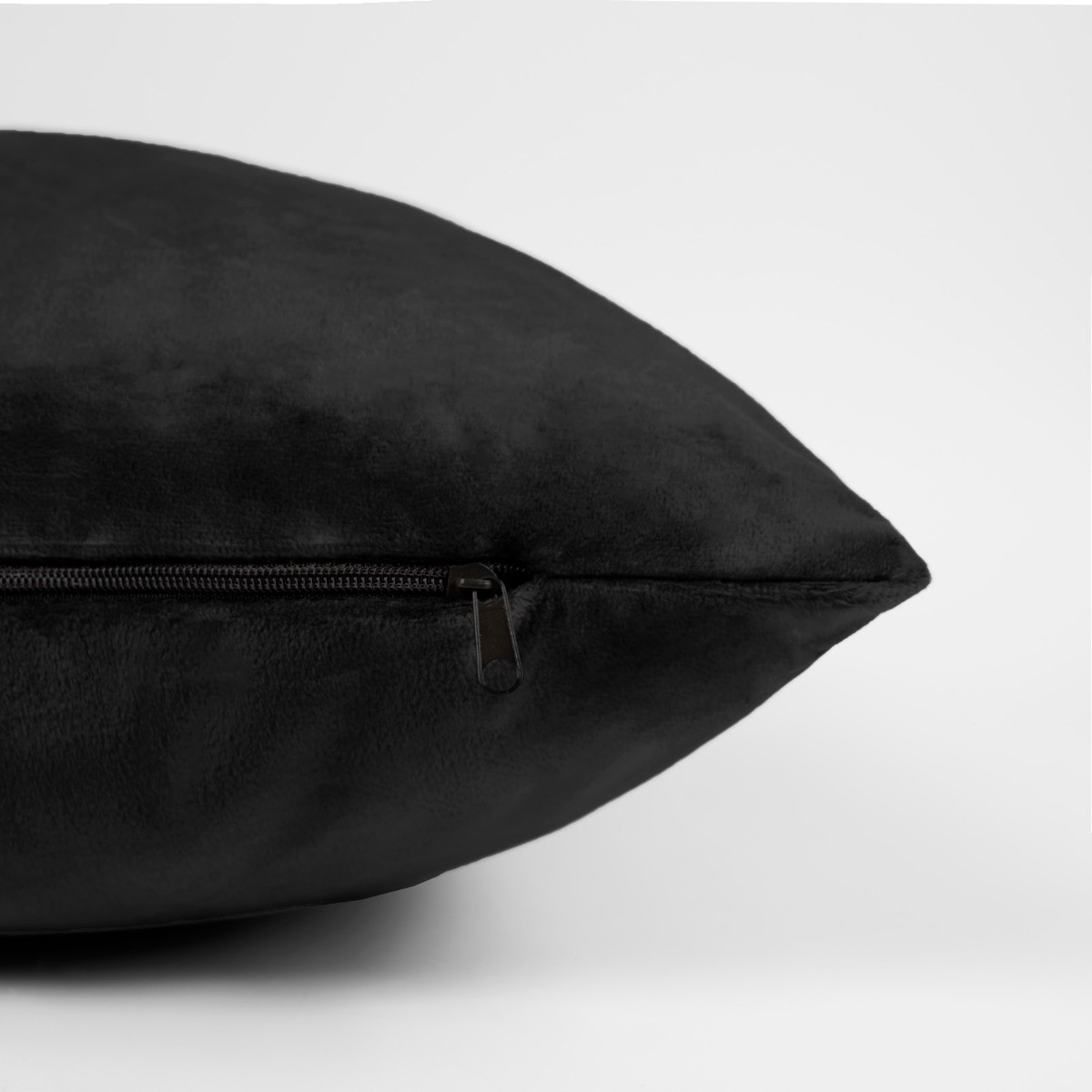 OHS 2 Pack Matte Velvet Cushion Covers - Black>