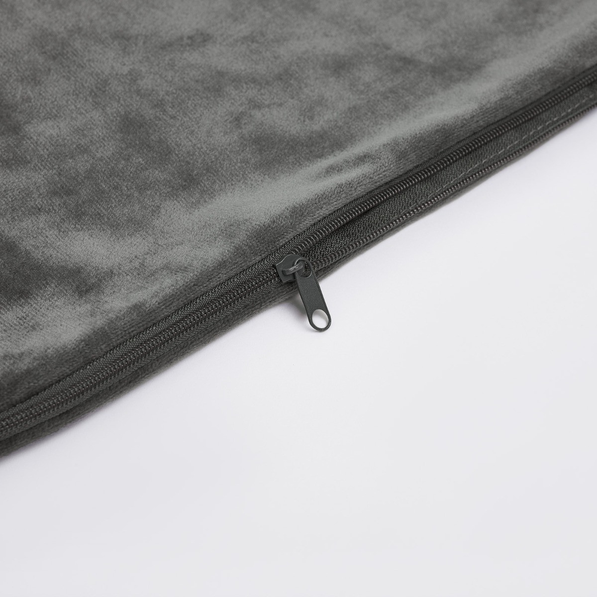 OHS 2 Pack Matte Velvet Cushion Covers, Charcoal - 45 x 45cm>