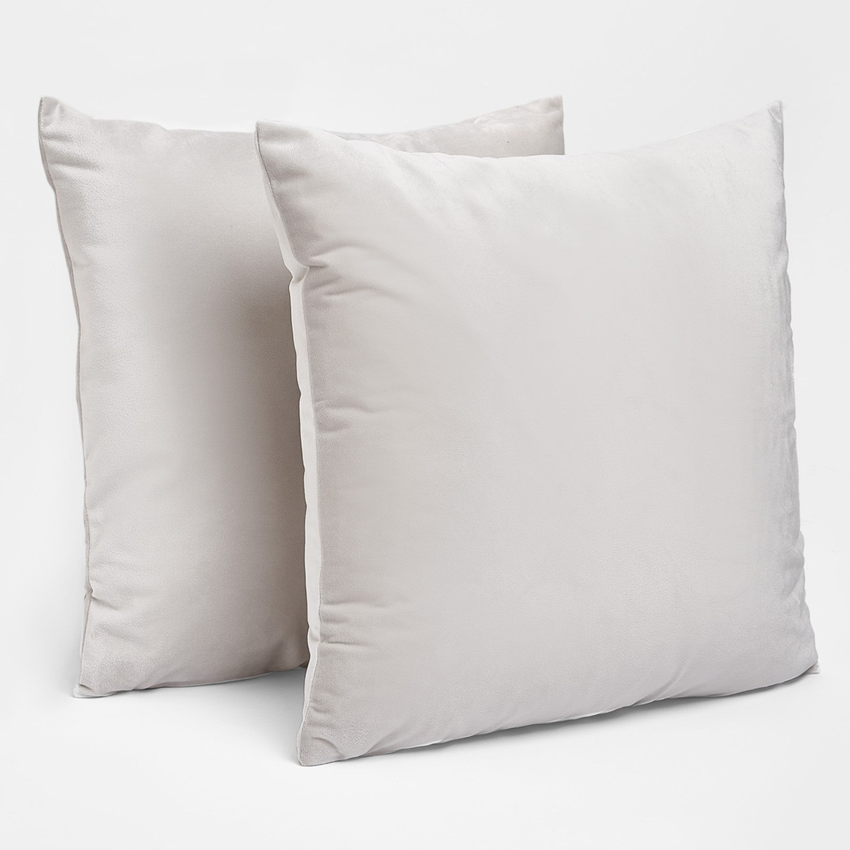 OHS Matte Velvet Cushion Covers - Silver>