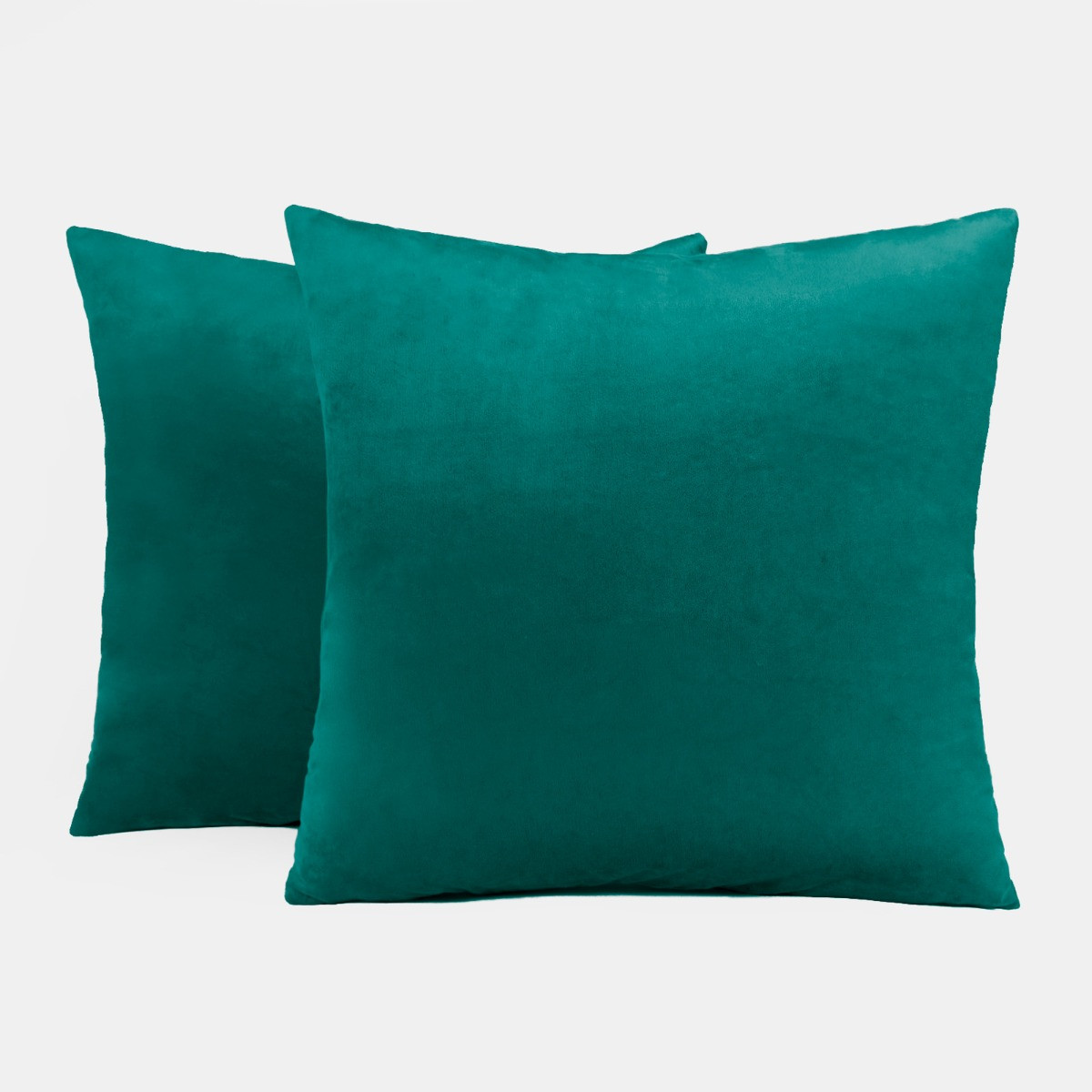 OHS 2 Pack Matte Velvet Cushion Covers - Teal>