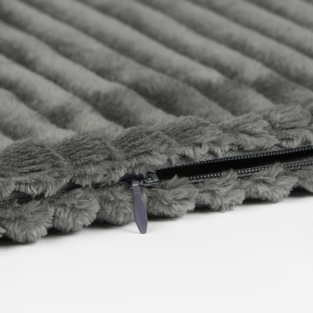 OHS Jumbo Cord Ribbed Cushion Covers - Charcoal>