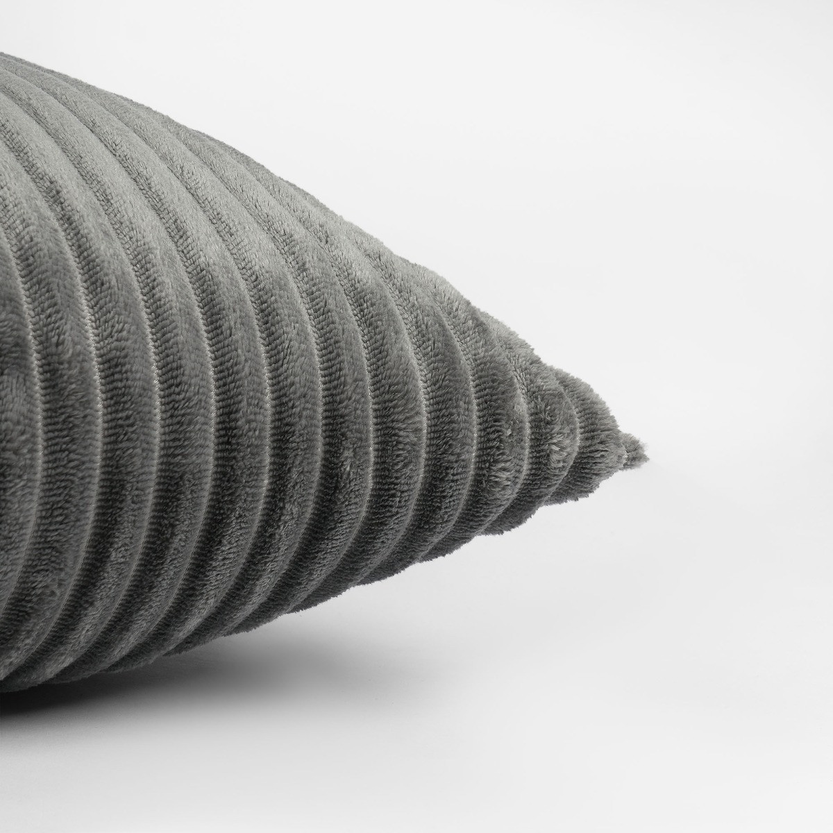 OHS Jumbo Cord Ribbed Cushion Covers - Charcoal>