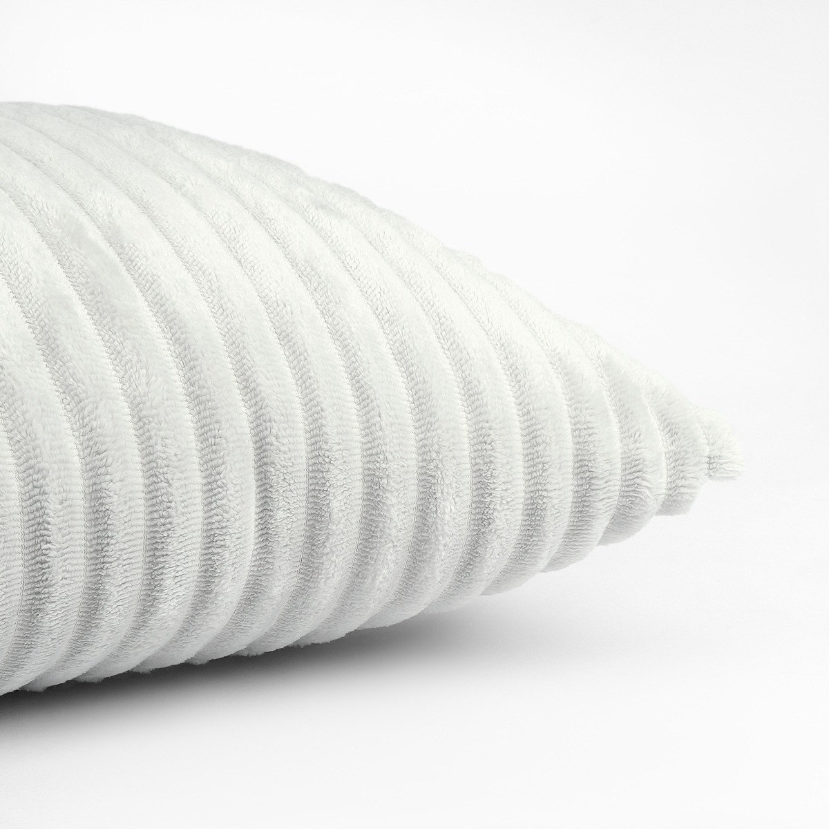 OHS Jumbo Cord Ribbed Cushion Covers - Silver>