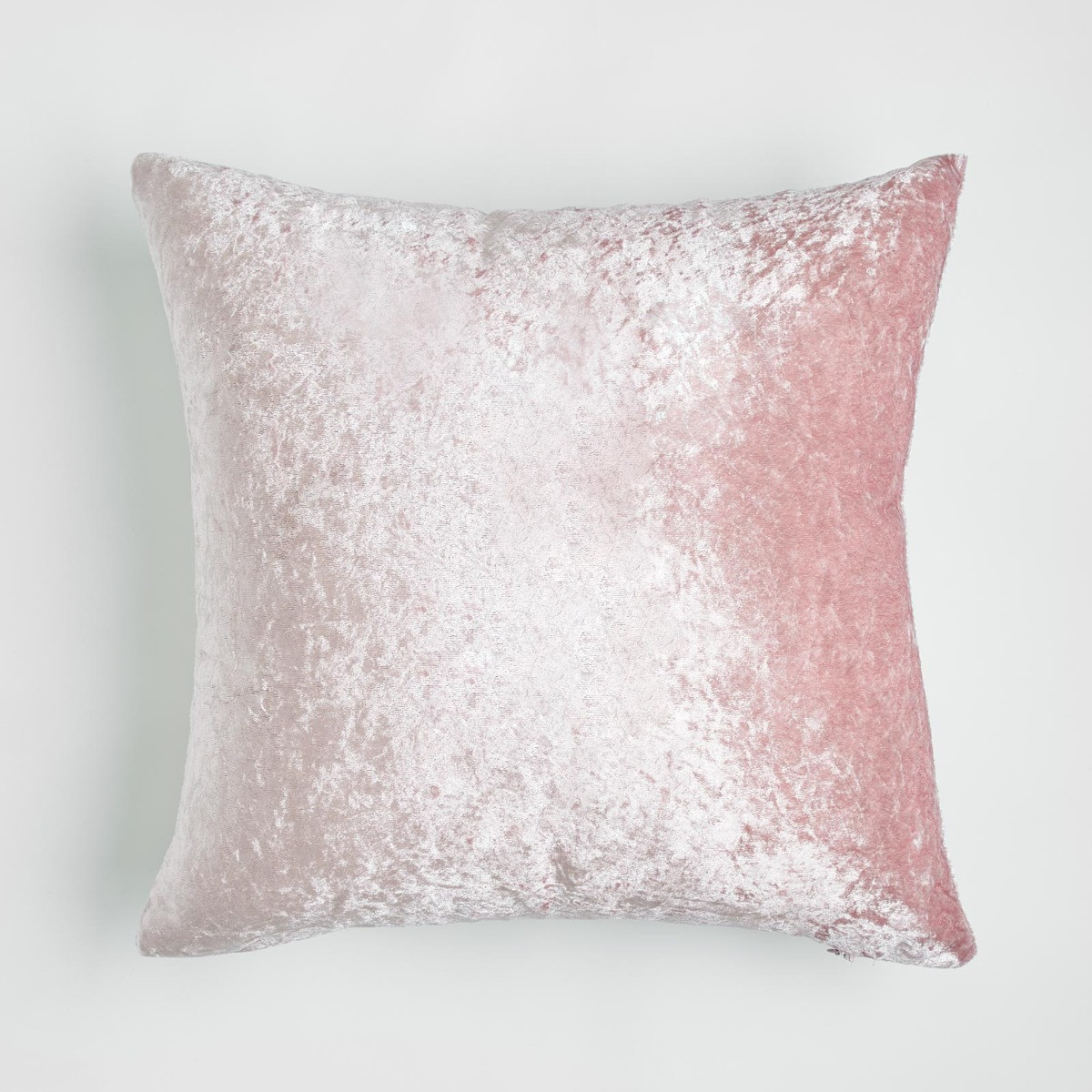 OHS Crushed Velvet Cushion Covers with Cushion - Blush>
