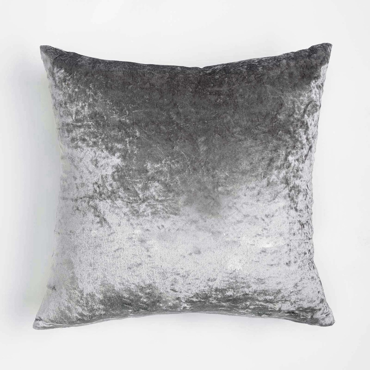 OHS Crushed Velvet Set of 4 Cushion Covers - Silver>