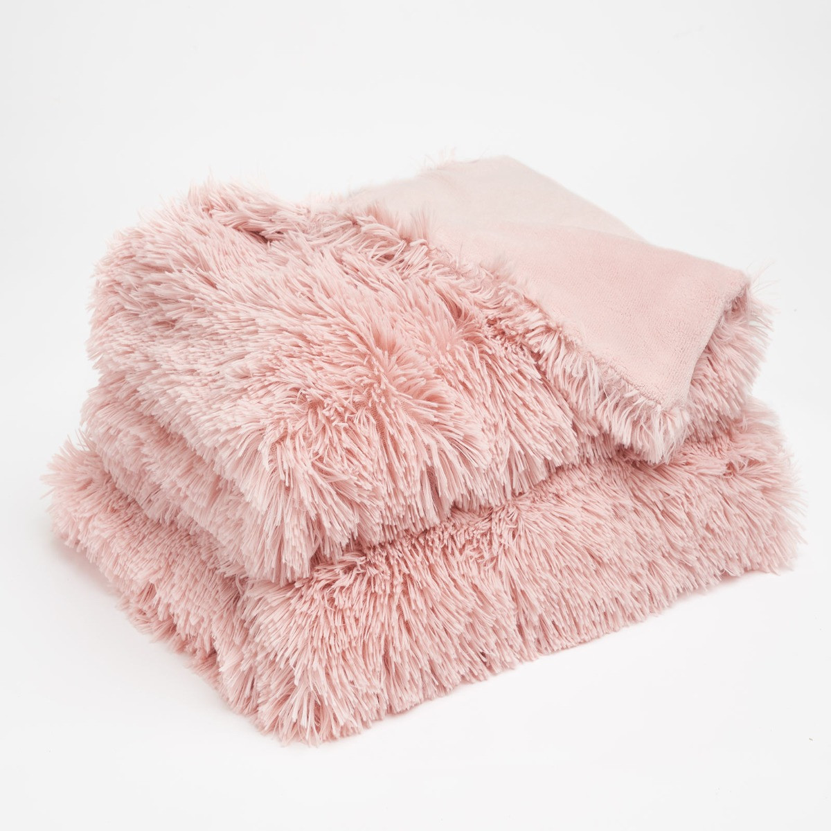 OHS Fluffy Fleece Throw - Blush>
