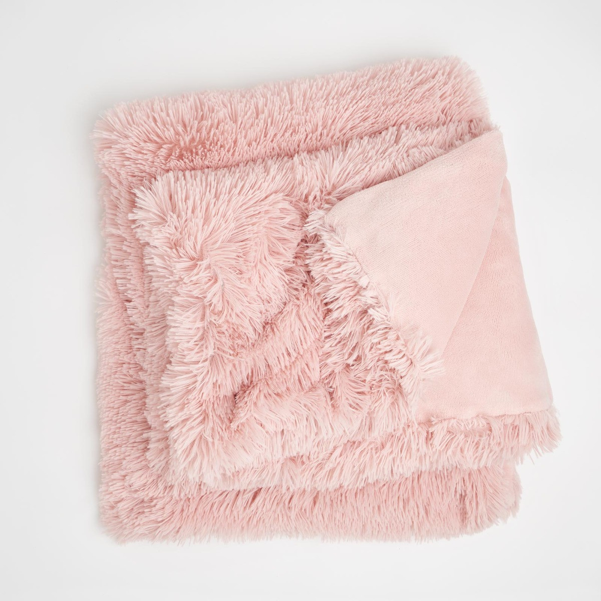 OHS Fluffy Fleece Throw - Blush>