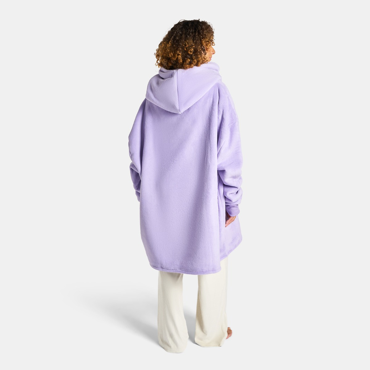 OHS Supersoft Hoodie Blanket, Adults - Lilac>