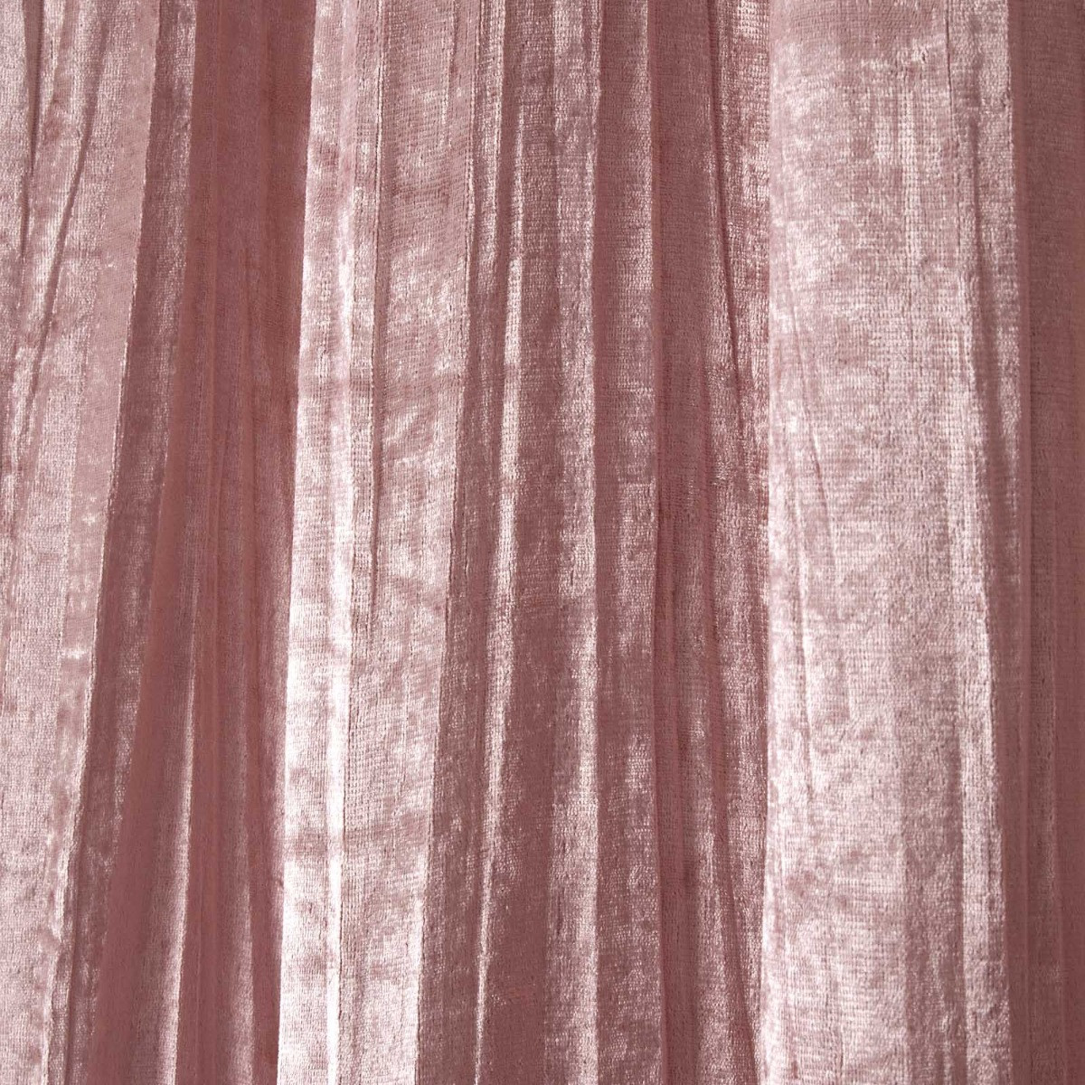 Sienna Home Valencia Crinkle Crushed Velvet Eyelet Curtains - Blush>