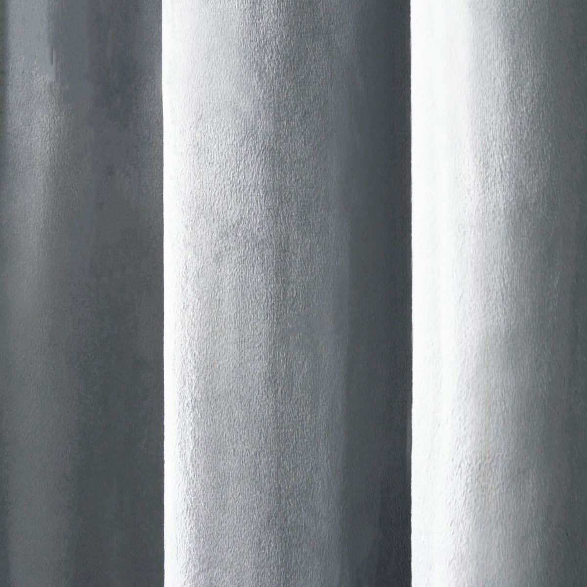 OHS Capri Velvet Eyelet Curtains - Grey>