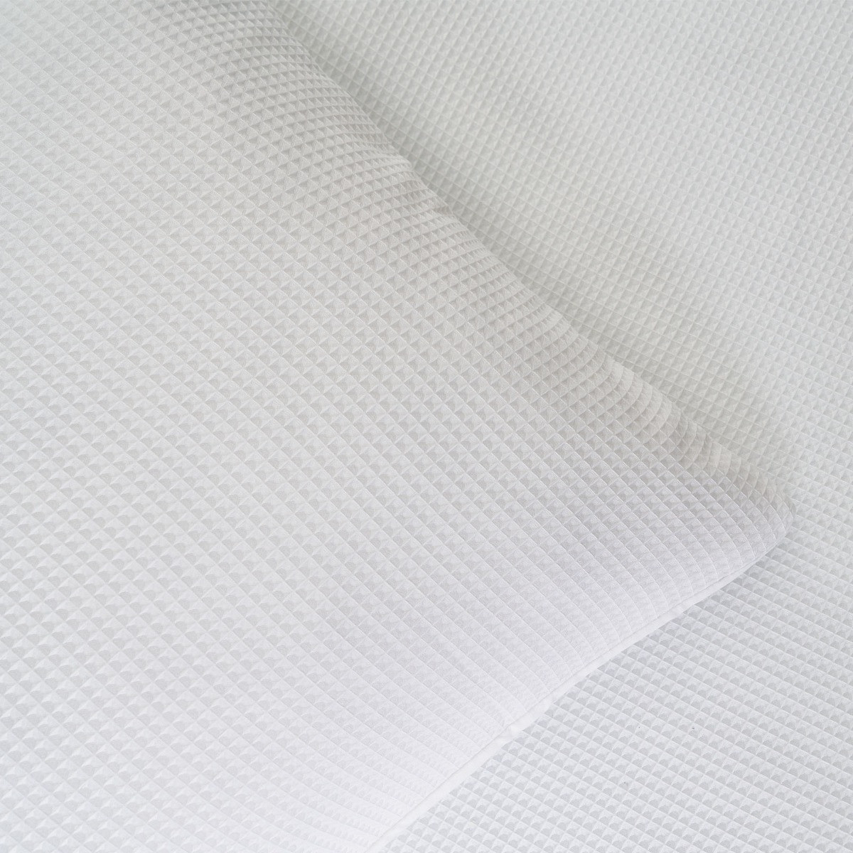 Sienna Waffle Weave Duvet Cover Set - White>