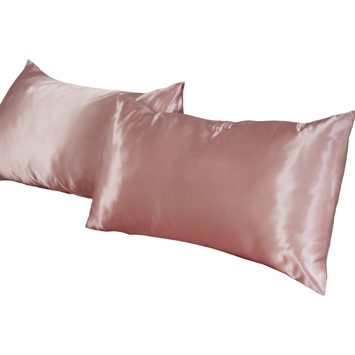 Sienna 2 Pack Satin Pillowcases - Blush>