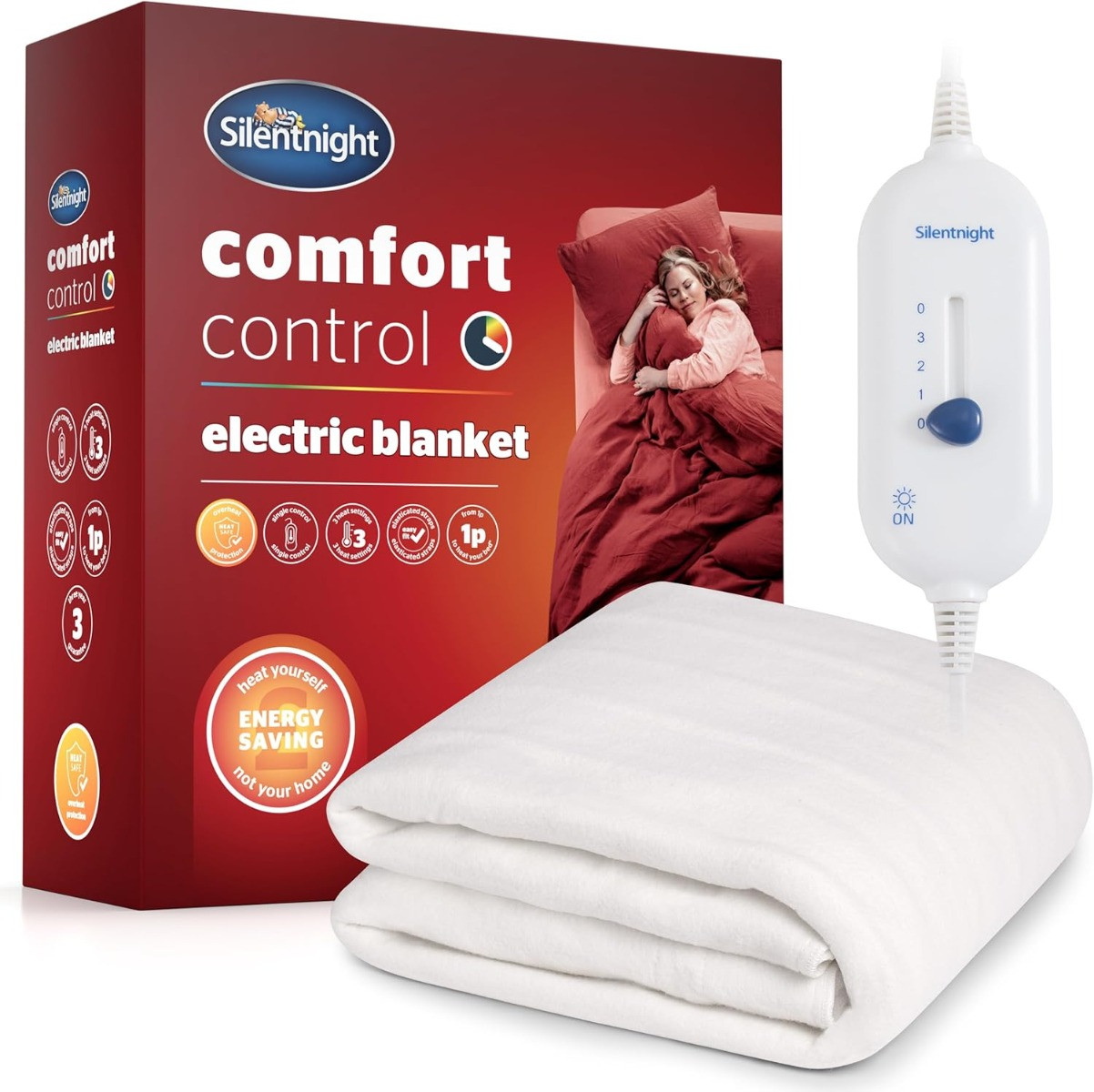 Silentnight Comfort Control Electric Blanket - King>