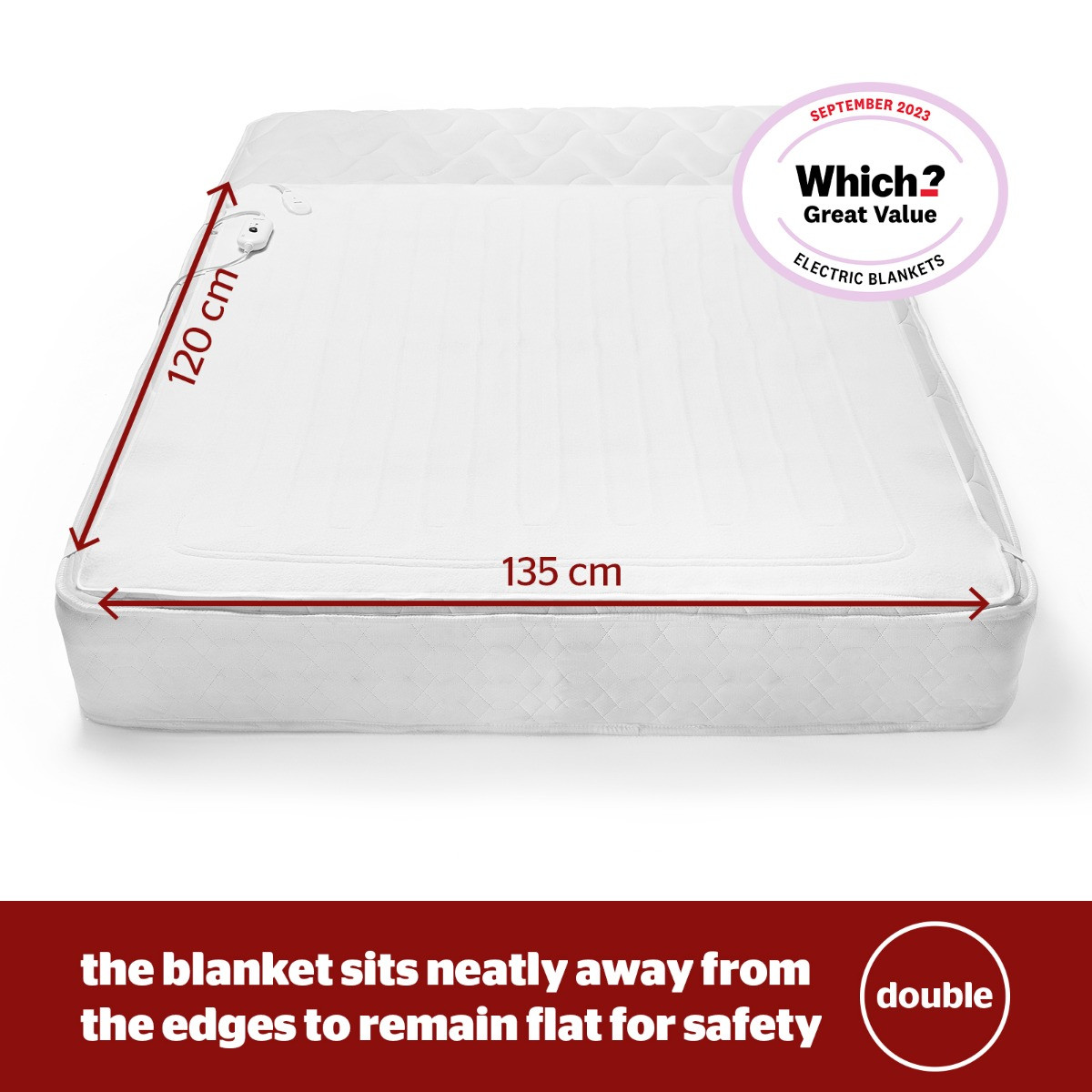 Silentnight Comfort Control Electric Blanket Double