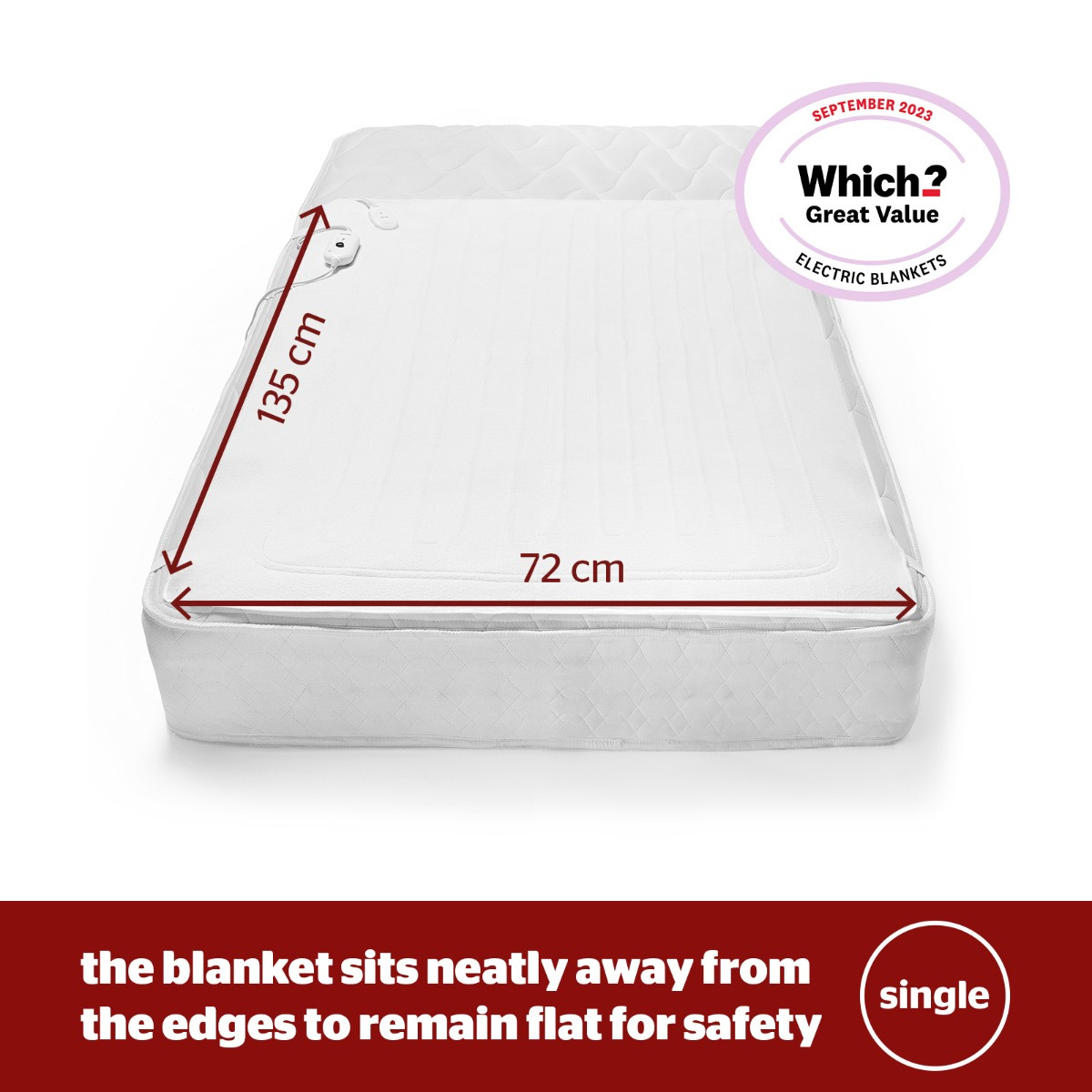 Silentnight Comfort Control Electric Blanket Single