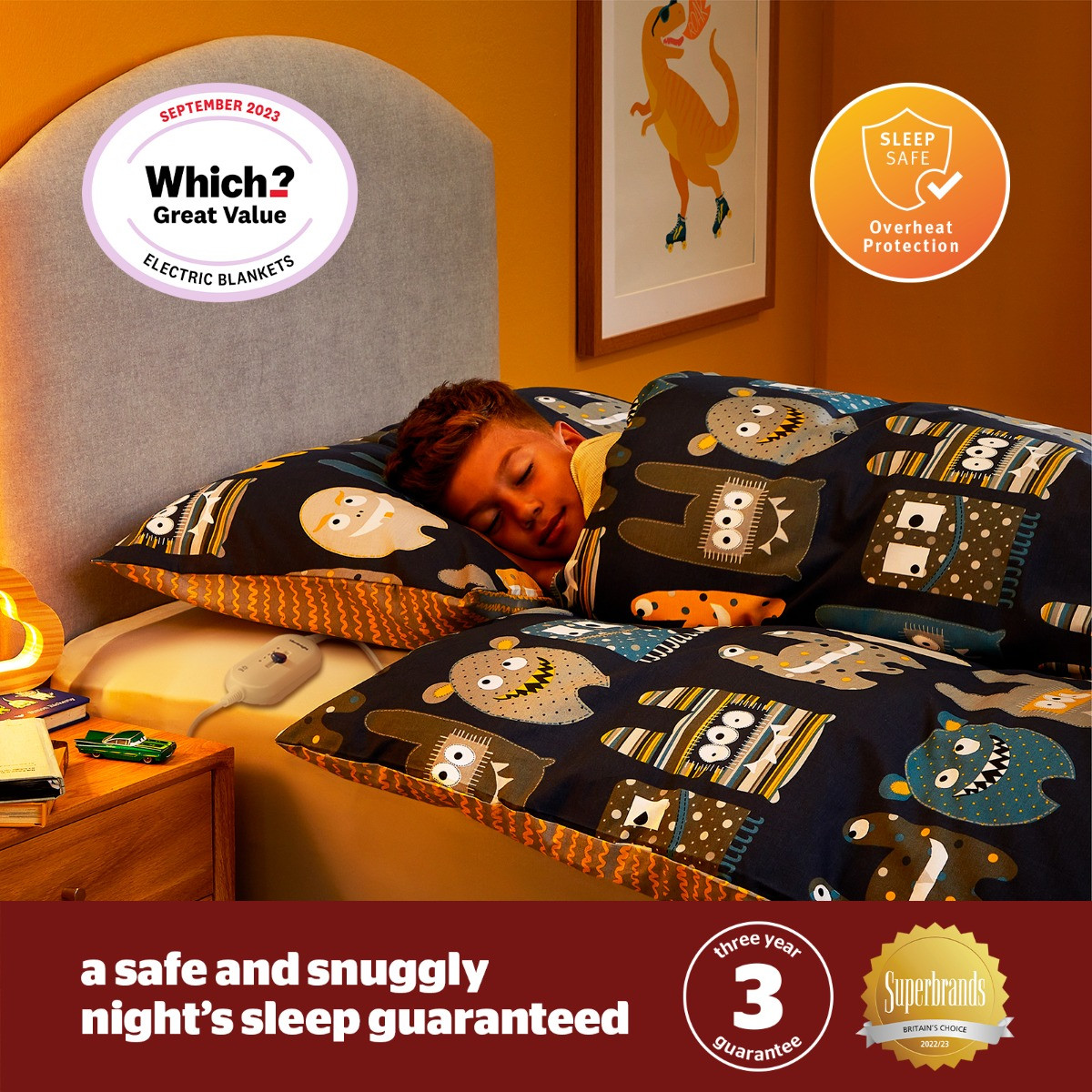 Silentnight Comfort Control Electric Blanket - King>