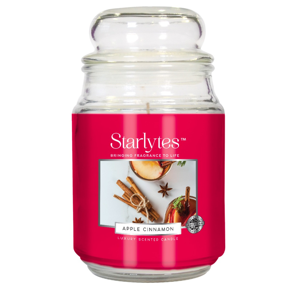 Starlytes 18oz Jar Candle - Apple Cinnamon>