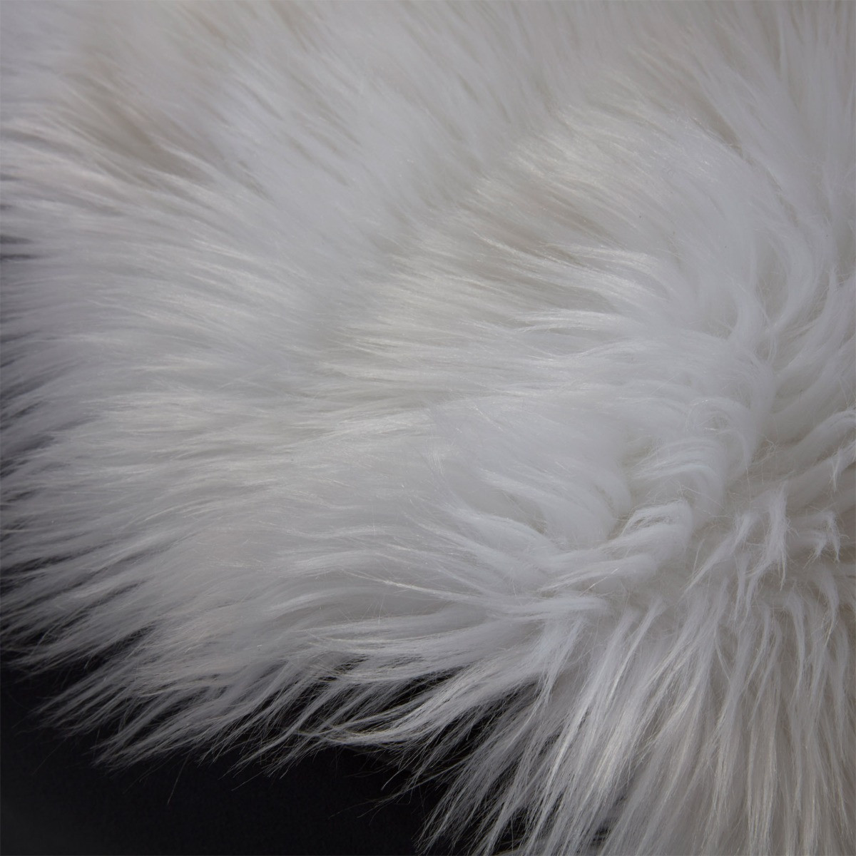 Sienna Faux Fur Sheepskin Rug, Silver Grey - 60 x 90cm