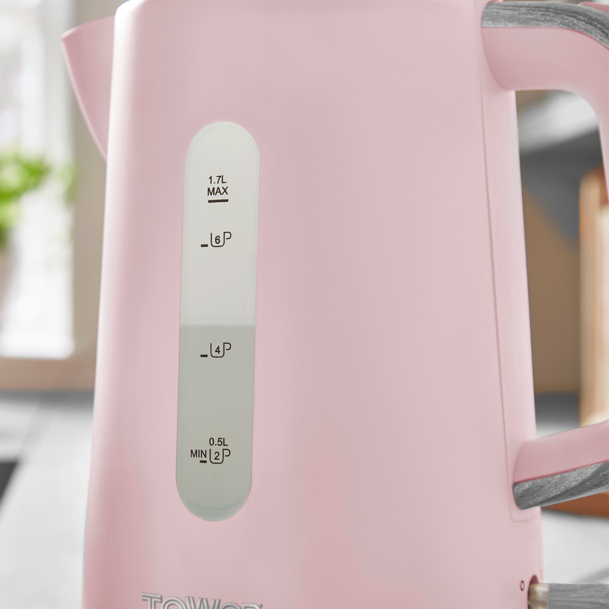 Tower Scandi Rapid Boil Kettle & 2-Slice Toaster Bundle - Pink>