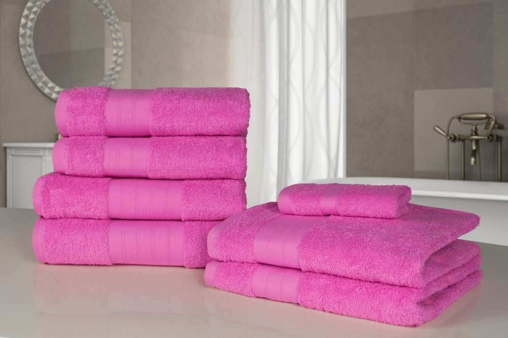 Dreamscene Towel Bale 7 Piece - Pink>