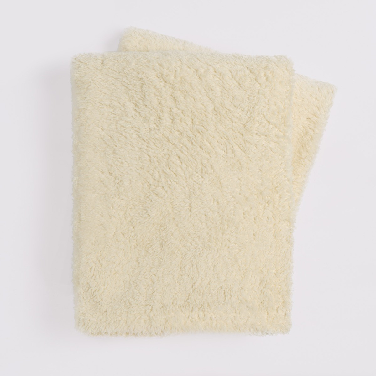 OHS Teddy Fleece Throw - Cream>