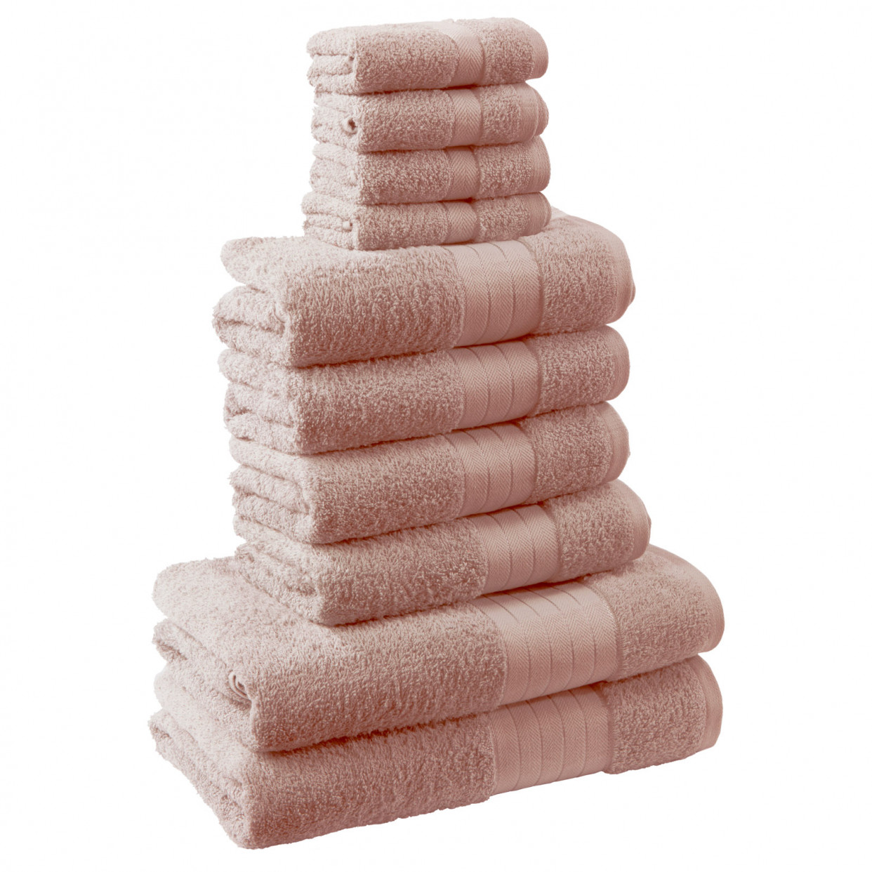 Dreamscene Towel Bale 10 Piece - Blush Pink>