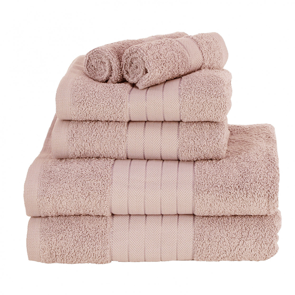 Brentfords Towel Bale 6 Piece - Blush Pink>