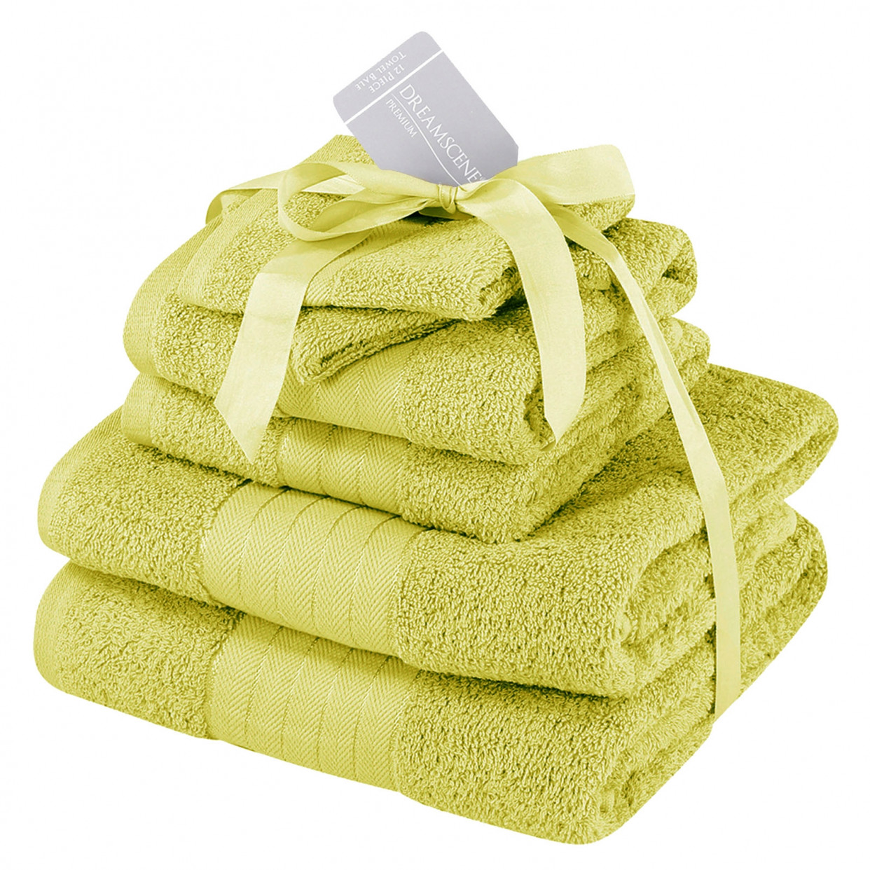 Dreamscene Towel Bale 6 Piece - Lime>