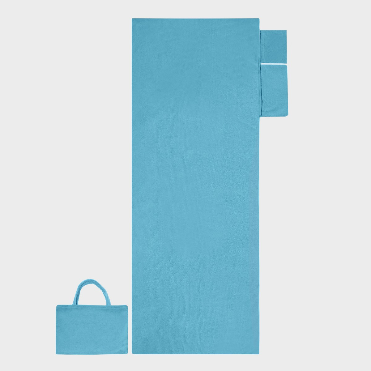 OHS Beach Towel In A Bag - Sea Blue>