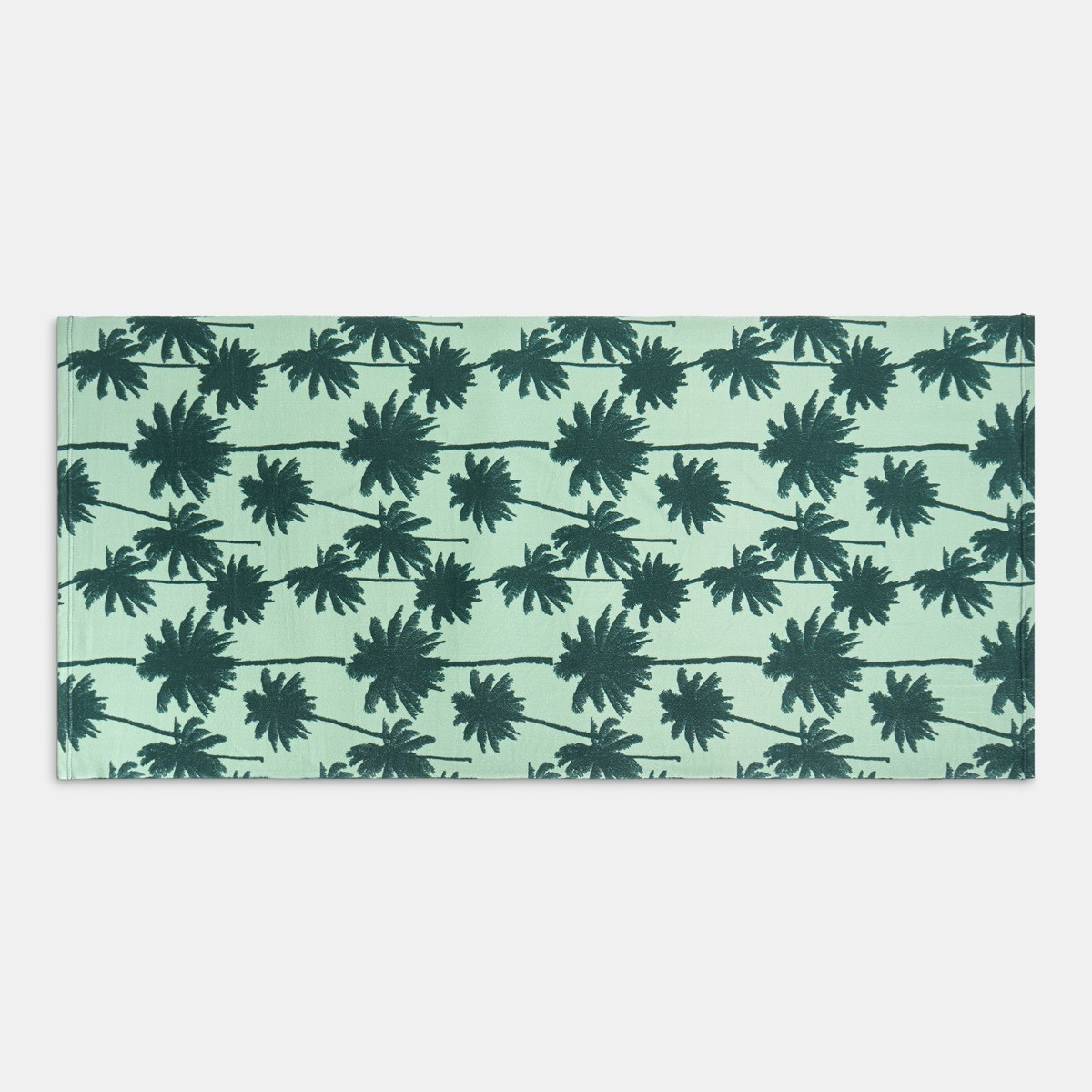 OHS Palm Print Beach Towel - Green>