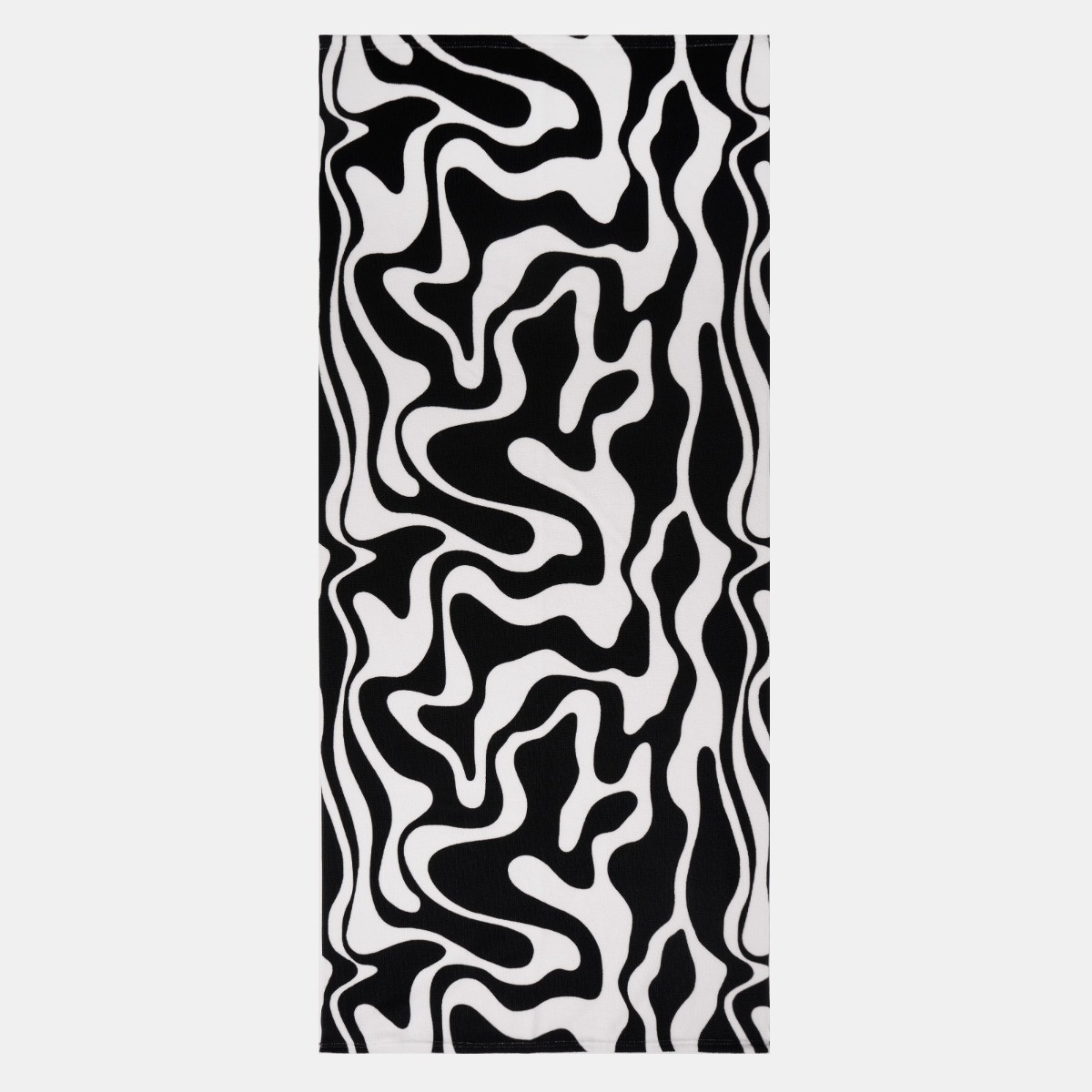 OHS Swirl Print Beach Towel - Black>