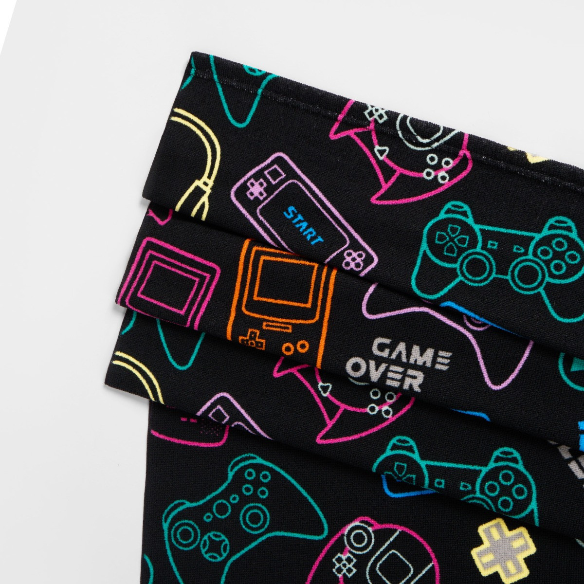 OHS Gaming Print Beach Towel - Black>