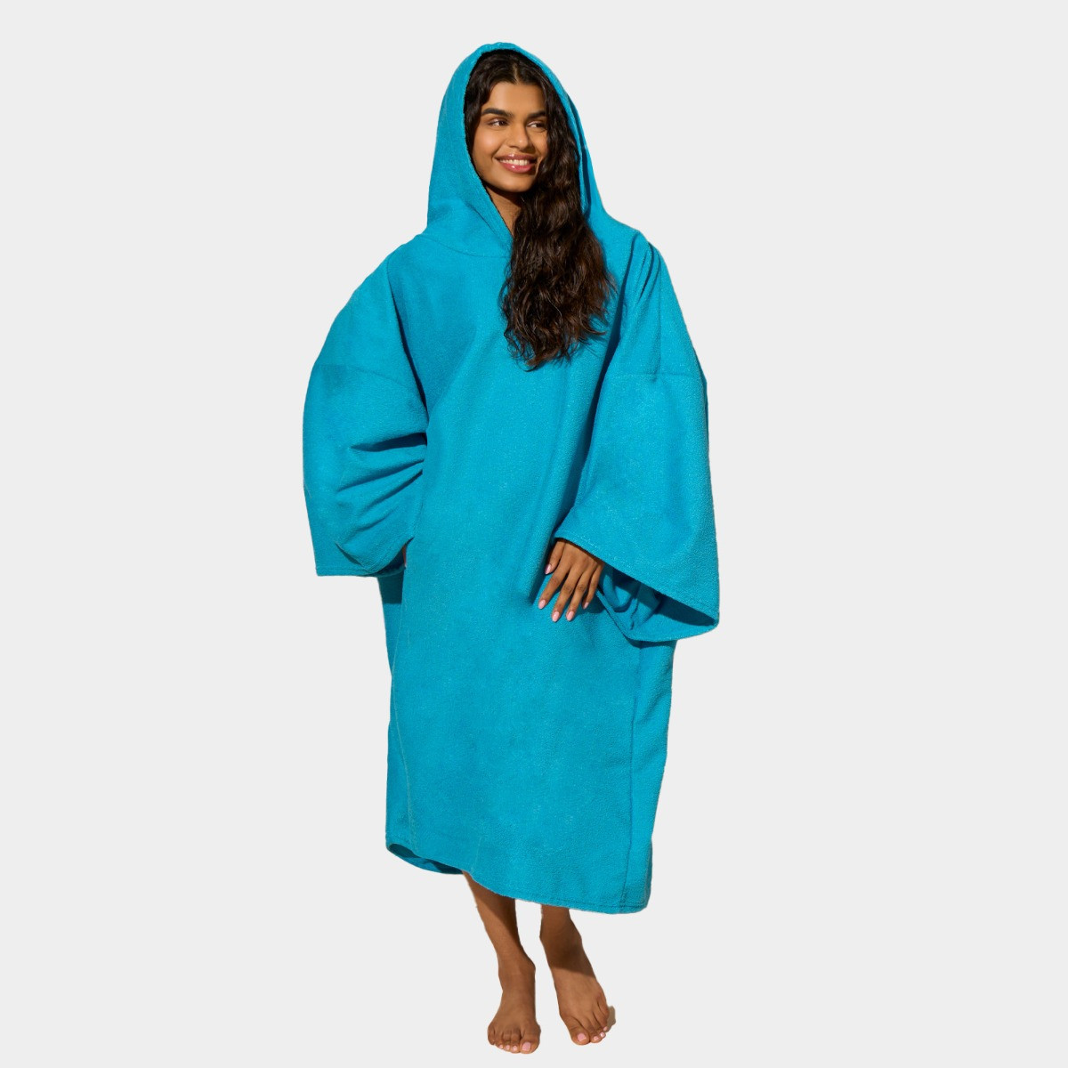 OHS Adult Towel Poncho - Sea Blue>