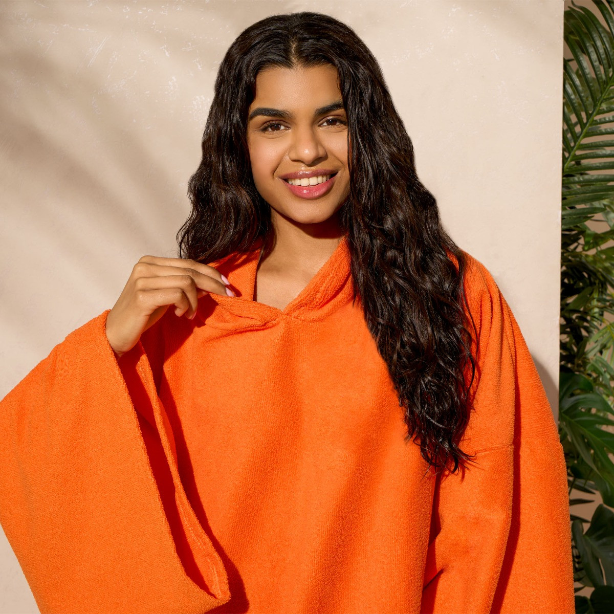 OHS Adult Towel Poncho - Orange>