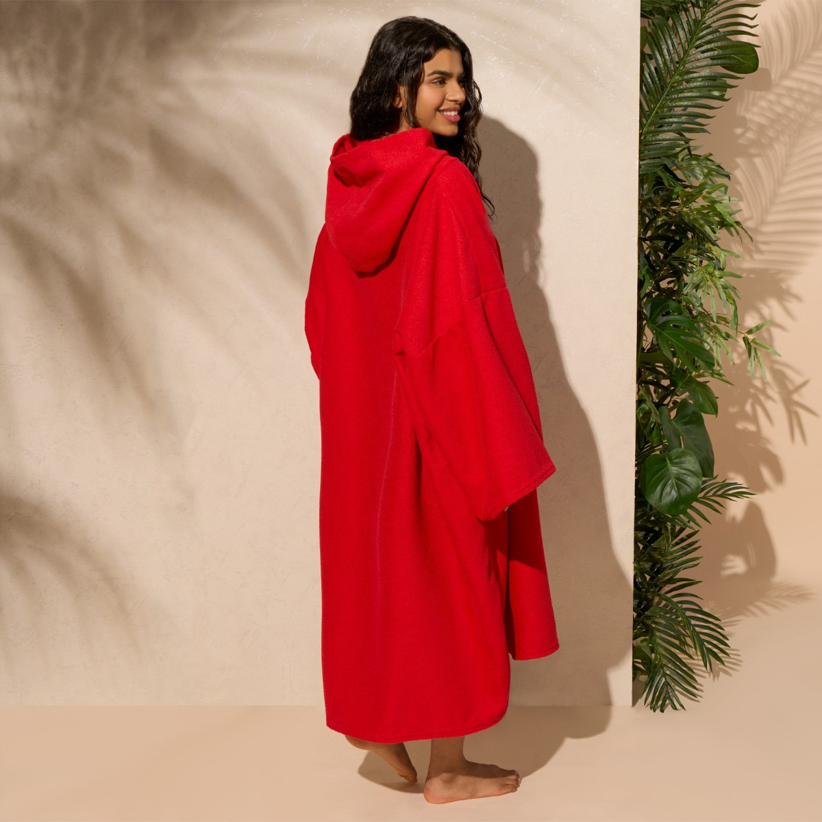 OHS Adult Towel Poncho - Red>