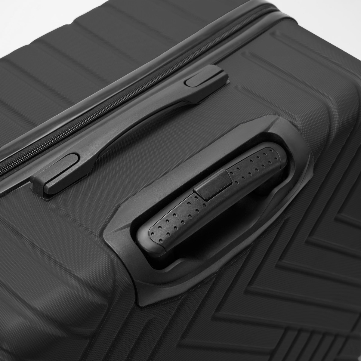 OHS 4 Wheel Hard Shell Suitcase, Black Cabin