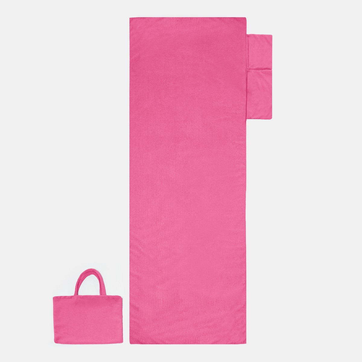 OHS Beach Towel In A Bag - Pink>